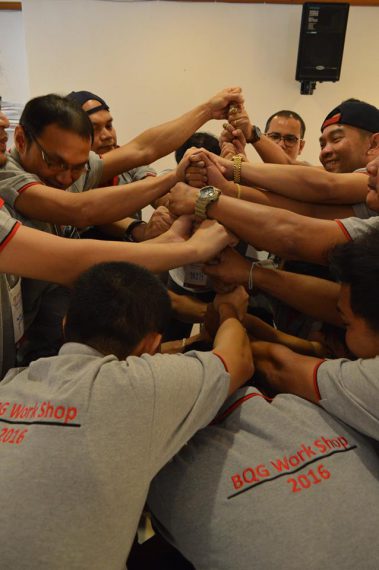 จัดกิจกรรมพัฒนาทีมงานเสริมสร้างศักยภาพการทำงานเป็นทีม TEAM BUILDING Body quality