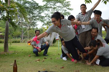 จัดกิจกรรมพัฒนาทีมงานเสริมสร้างศักยภาพการทำงานเป็นทีม TEAM BUILDING Body quality