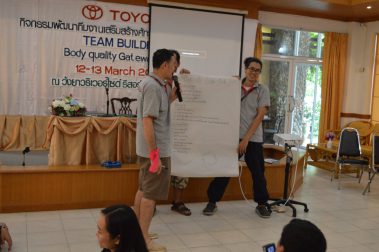 จัดกิจกรรมพัฒนาทีมงานเสริมสร้างศักยภาพการทำงานเป็นทีม TEAM BUILDING Body quality