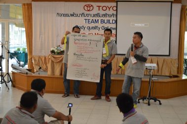 จัดกิจกรรมพัฒนาทีมงานเสริมสร้างศักยภาพการทำงานเป็นทีม TEAM BUILDING Body quality