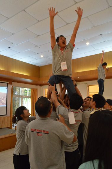 จัดกิจกรรมพัฒนาทีมงานเสริมสร้างศักยภาพการทำงานเป็นทีม TEAM BUILDING Body quality